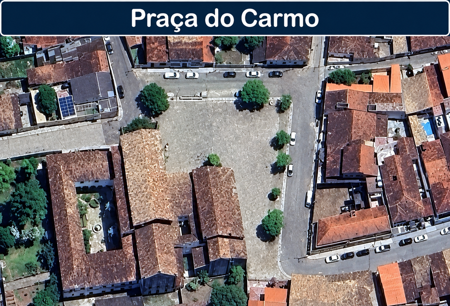 Mapa de 🍿 Diversos (Churros, Pipoca, Maçã do Amor, etc.) - Praça Nossa Senhora do Carmo